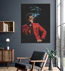 MT703 The Weeknd Rap Music Singer Star мотивирующая Настенная картина на холсте картина постеры для гостиной домашний декор
