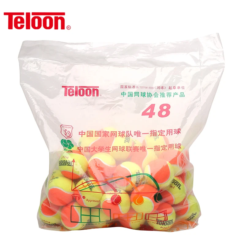 Тренировочные мячи Teloon для тенниса 30 шт. детей костюм от 5 лет декомпрессия 50% 25% 75%