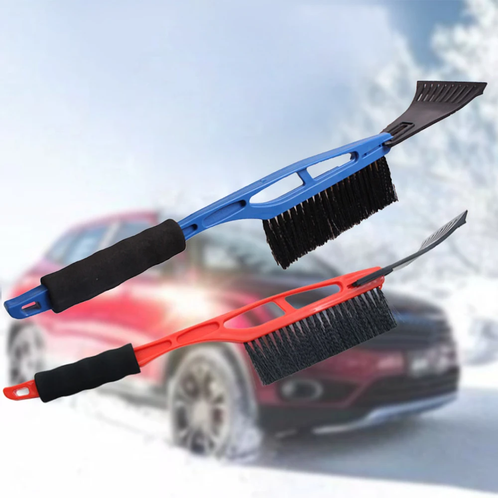 2-in-1 Ice Scraper Snow Shovel with Brush for Car Windshield Remove Frost Broom Cleaner | Автомобили и мотоциклы