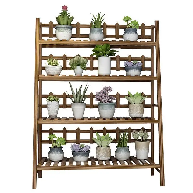 

Indoor Pot Varanda Plantenstandaard Huerto Urbano Madera Estante Para Plantas Rack Dekoration Outdoor Stand Flower Plant Shelf