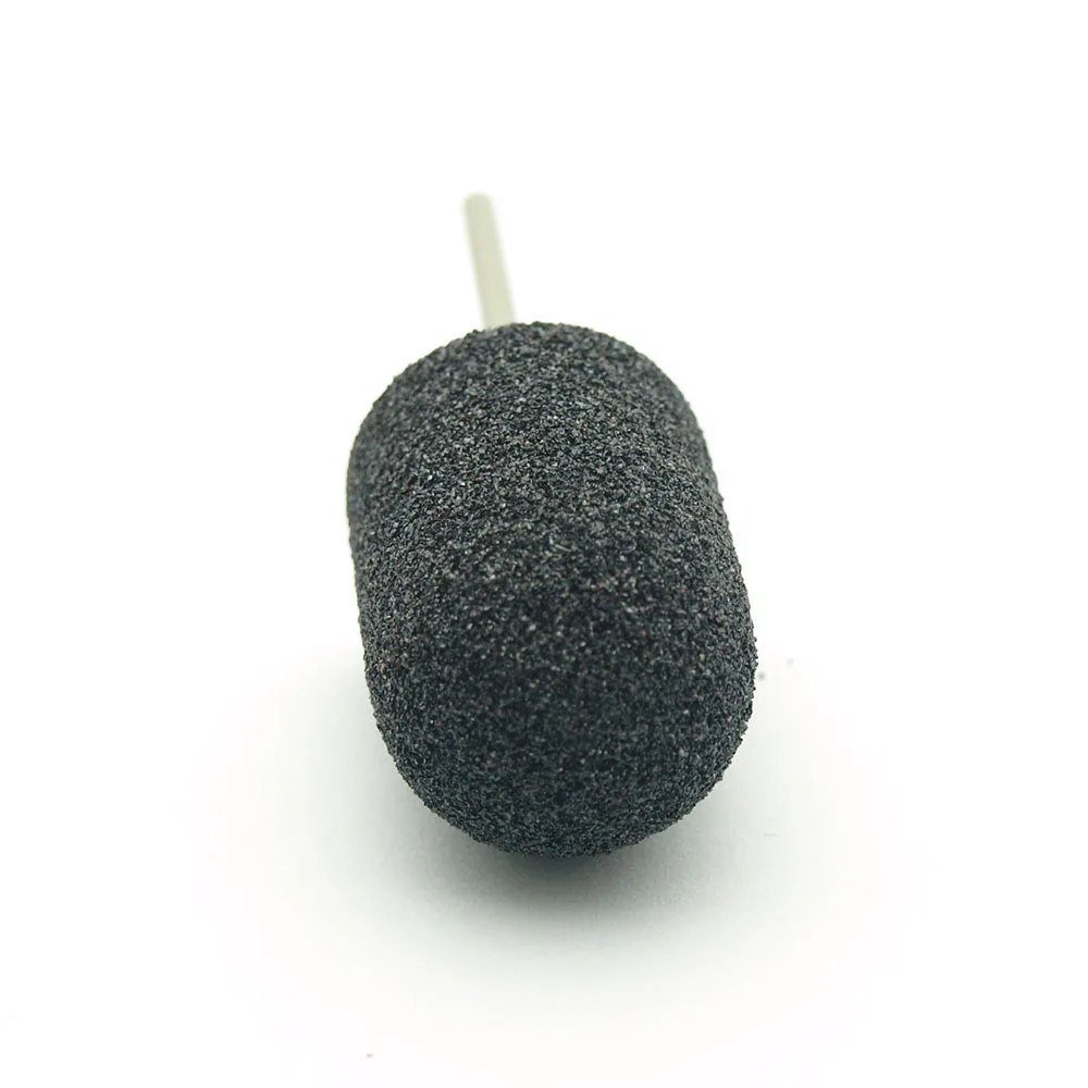 EasyNail 10pcs BlackSanding Caps Electric Nail Drill Bit  Bands UV Gel Polish Remover for Manicure Pedicure Milling Accessories