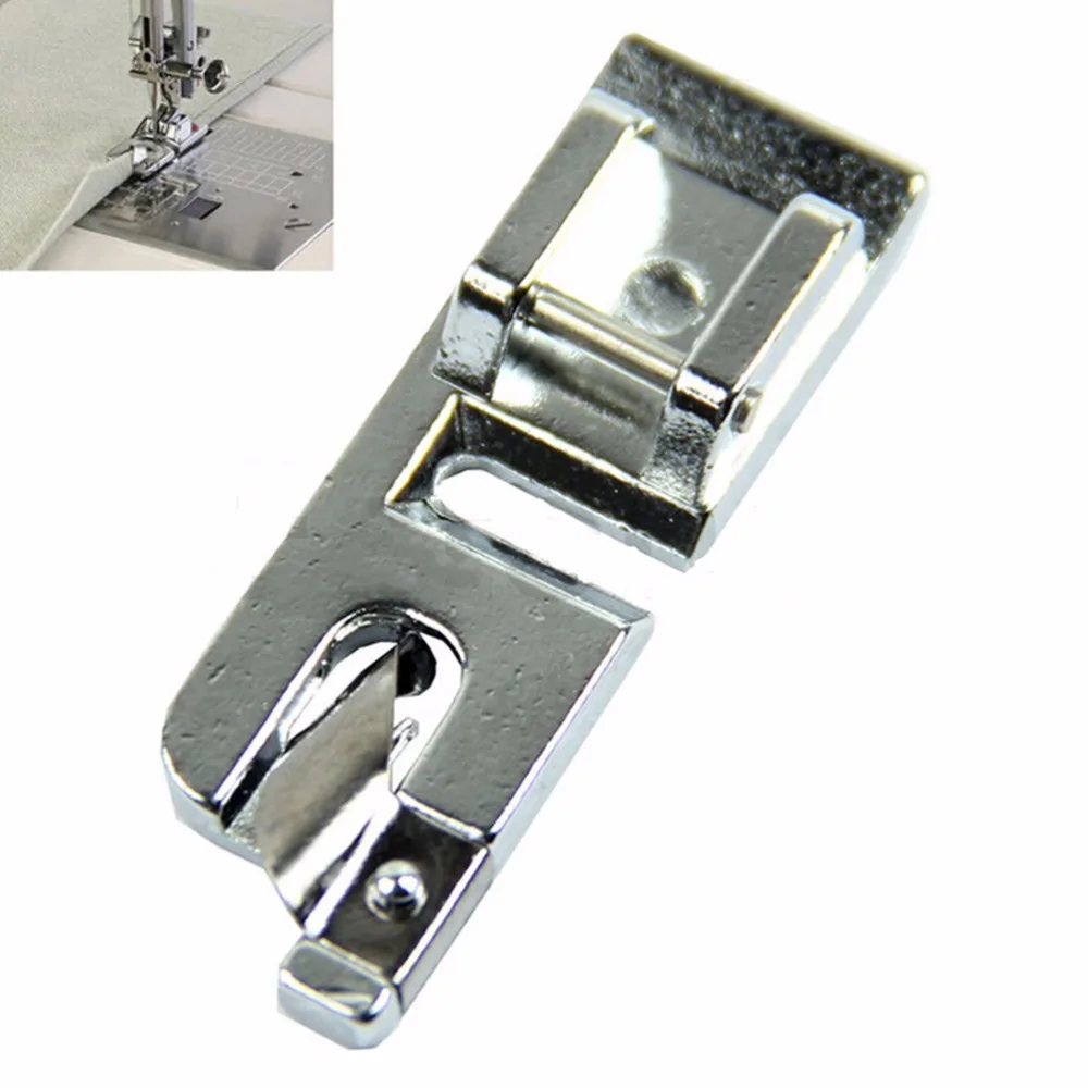 

1PC Domestic Sewing Machine Foot Presser Rolled Hem Feet Set For Brother Singer Sewing Accessories OR 6PCS Plastic Sewing Needle