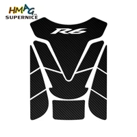 new 3d carbon fiber high quality stickers for yamaha yzf r6 yzf r6 yzfr6 motorcycle gas fuel tank cap cover pad protector decals