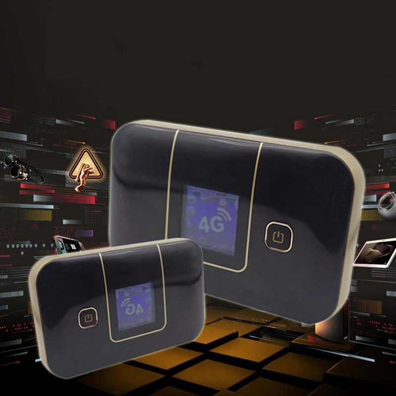 

4G Mifi Router LTE Wireless WIFI Router 150Mbps Portable Router 6800MAh Battery with Color Display and Sim Card Slot