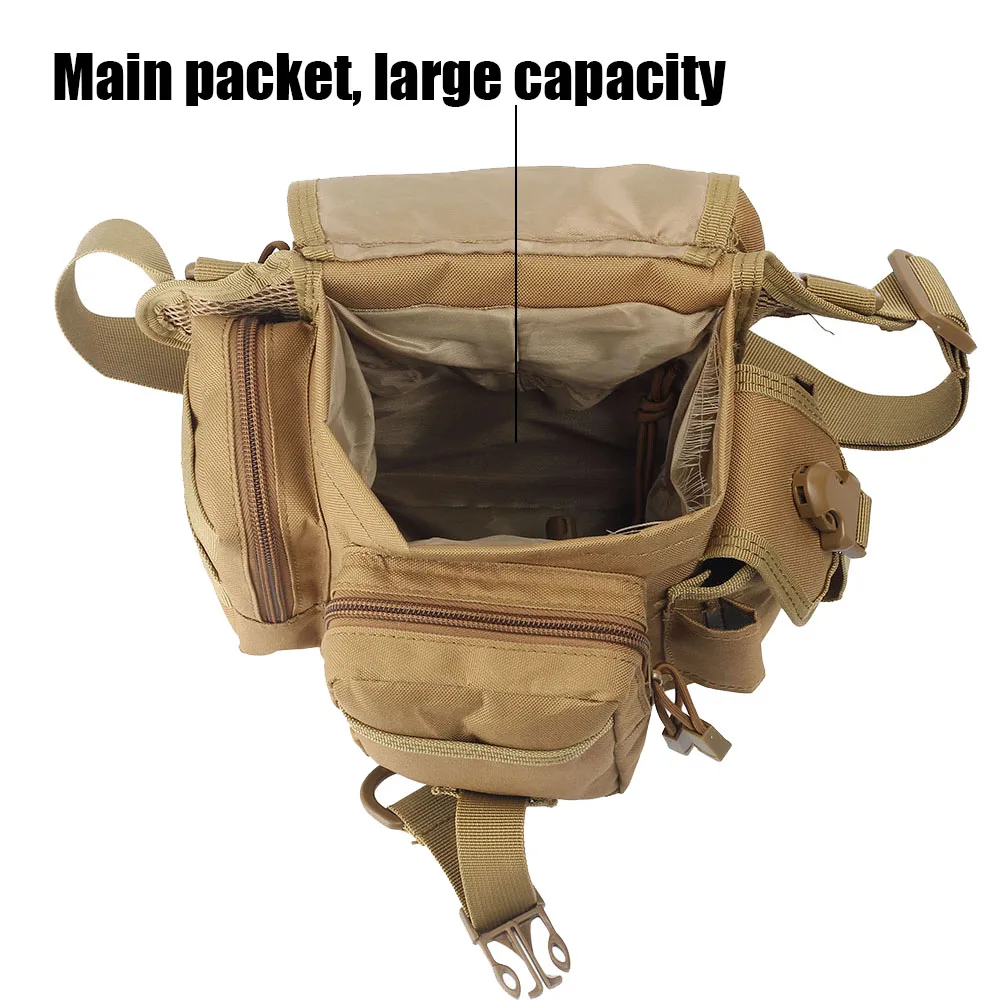 Тактическая Сумка на талию Molle Drop Leg Pack военная утилита БЫСТРОРАЗЪЕМНАЯ EDC сумка