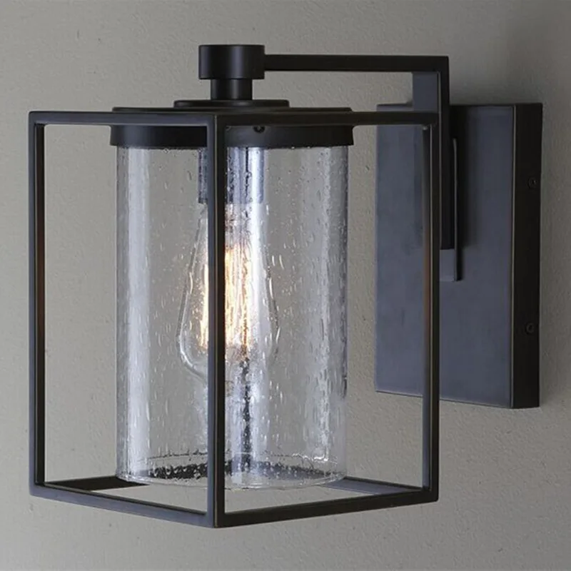 Винтажный индивидуальный подвесной светильник рожковый уличный для бара