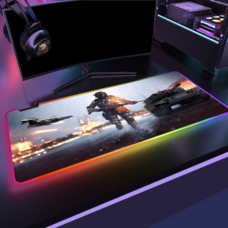 Изготовленный На Заказ DIY Рисунок RGB Call of Duty игровой свечение Мышь Pad COD геймера pad