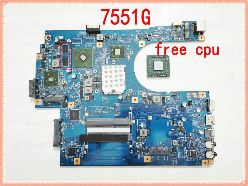 JE70 48 4hp01. 011 для ноутбука Acer 7551 7551G материнская плата MBRCE01001 DN 09929 1 DDR3 Материнская