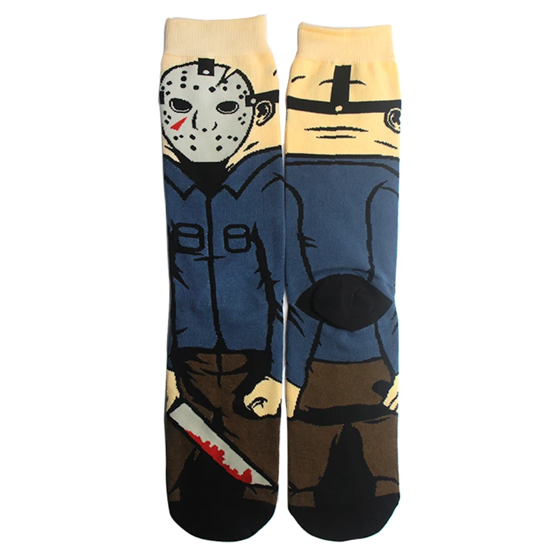 K162 Wholesale 10 pair/lot Black Friday Personalized Print Socks Funny Novelty Sock Comfort Colorful ing Cotton Crew Socks