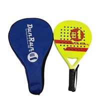 paddle beach tennis racket carbon fiber enlarge the noodles shock absorption anti slip handle leather outdoor sports equipment