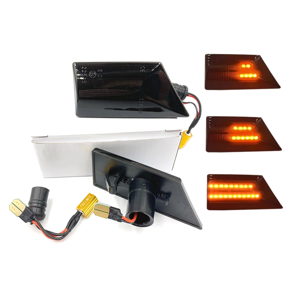 2 шт. боковой светильник с динамическим сигналом поворота для Opel Astra K H G J Zafira A B C