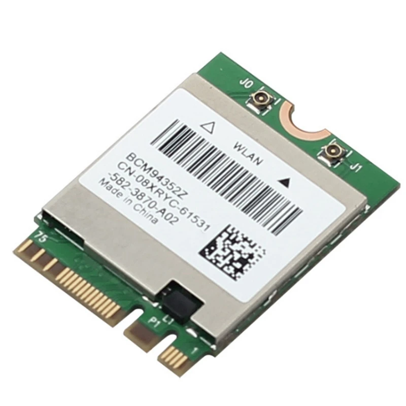 Wireless BCM94352Z DW1560 WIFI M.2 Card Bluetooth 4.0 1200Mbps 2.4G/5G 802.11Ac Airdrop NGFF Adapter with Screwdriver