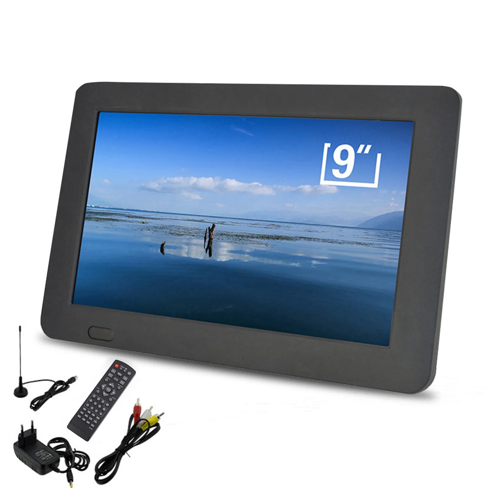LEADSTAR 9 дюймов маленький ТВ цифровой аналоговый телевидения ультра тонкий 800x480 HD