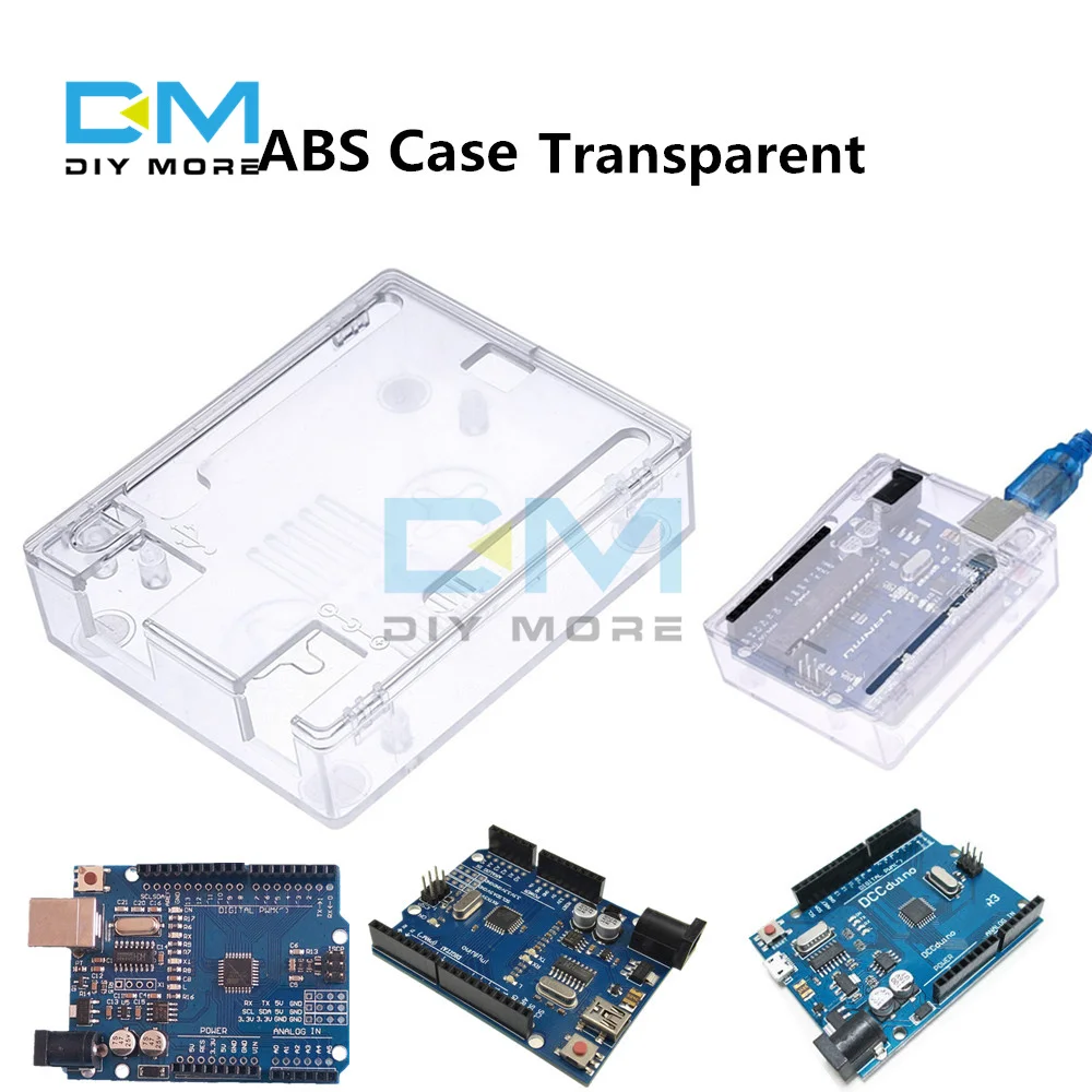 Прозрачный чехол из АБС-пластика прозрачный защитный корпус для Arduino R3 CH340 ATmega328P