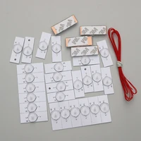 30pcs 6v smd lamp beads with optical lens fliter for 32 65 inch led tv repair6v with cable 100new