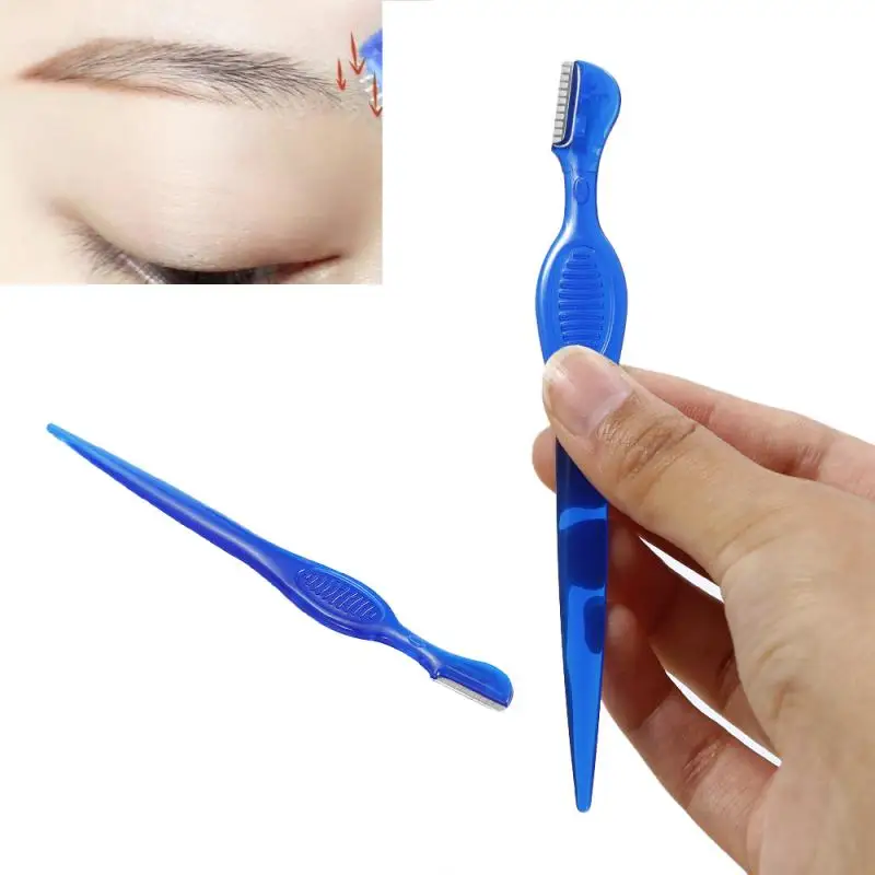 

Eyebrow Trimmer Eyebrow Razor Facial Hair Remover Sharp Makeup Knife Blade Eye Brow Shaping Hair Remover Tools Random Color