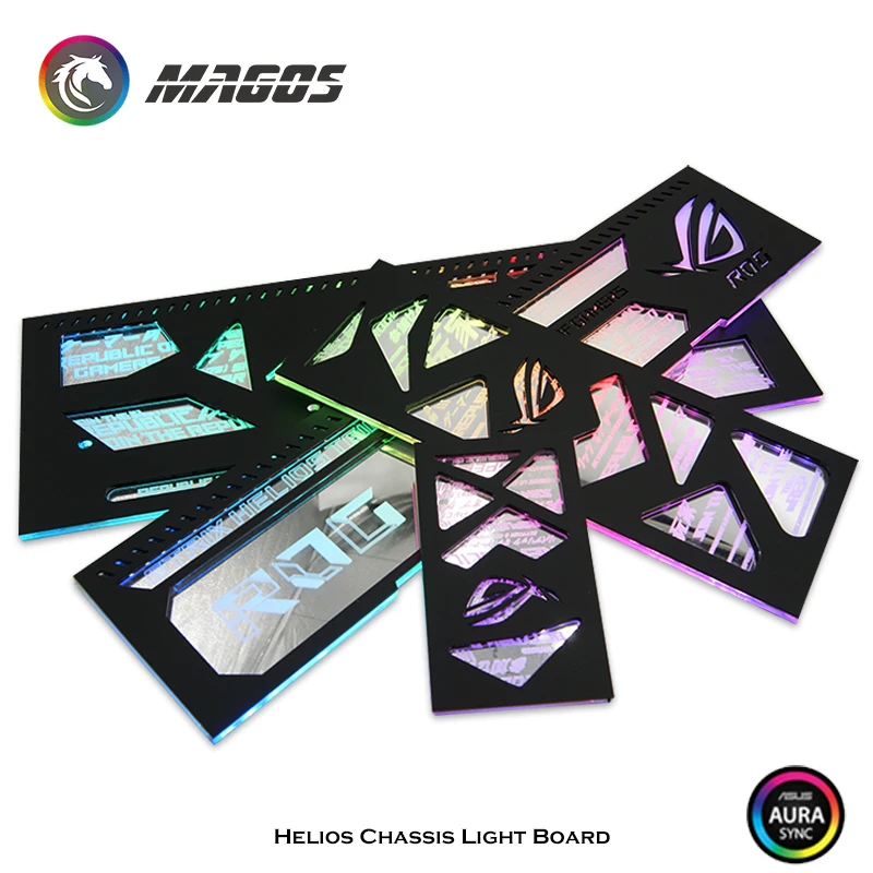 4 в 1 RGB светильник для ASUS ROG Strix Helios 5 В 3 контакта|Кулеры и системы охлаждения