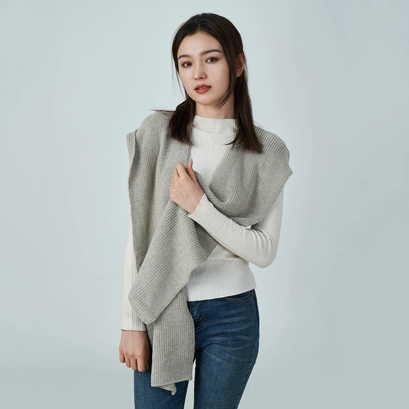 2021 трендовая шаль с капюшоном для женщин идеальная шерстяная накидка Acc