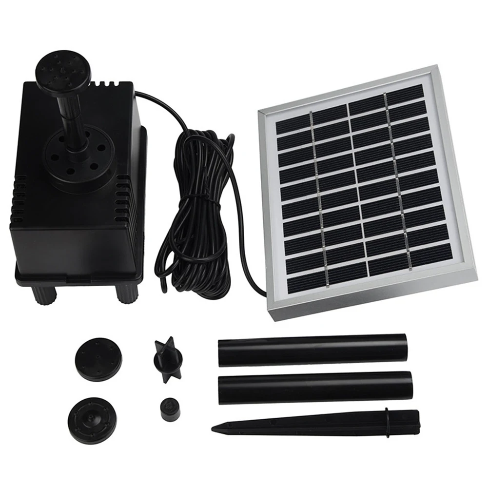 Погружной водяной насос на солнечной батарее 1 8 Вт погружной для садового