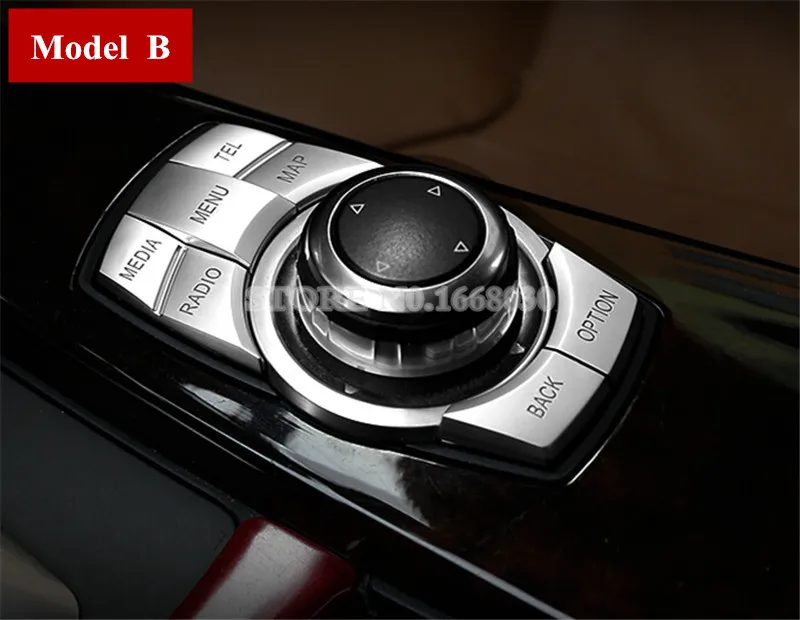 Внутренняя консоль iDrive мультимедийная кнопка отделка крышки 5 шт. для BMW 7 серии F01