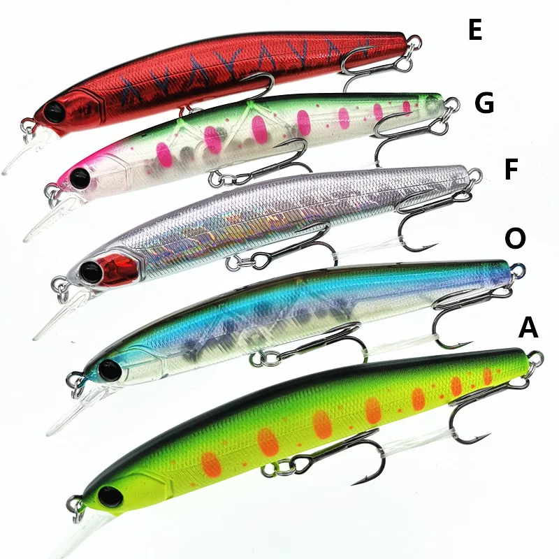 

TSURINOYA 5PCS 2020 NEW Suspending 10CM 9.5G Minnow Fishing Lure Artificial Swimbait Wobbler Jerkbait Pike Bass Lure Crankbait