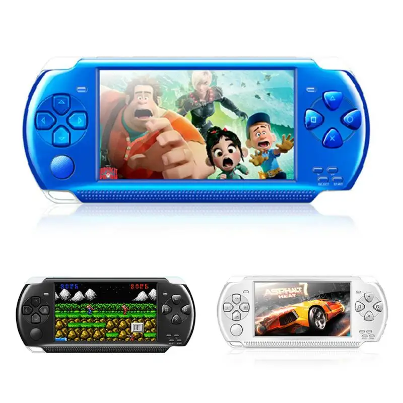 

A10 4.3 Inch 8GB Portable Handheld Game Console 5.1 Stereo Surround Sound Built-in 1000 Games For Stopwatch Camera e-book