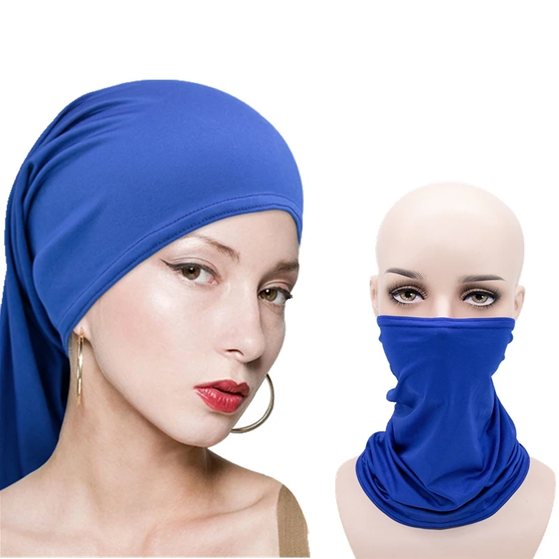 

Мусульманский тюрбан, шапка, женский исламский хиджаб, внутренние шапки, Нижний шарф, Женская повязка на голову, индийский шарф