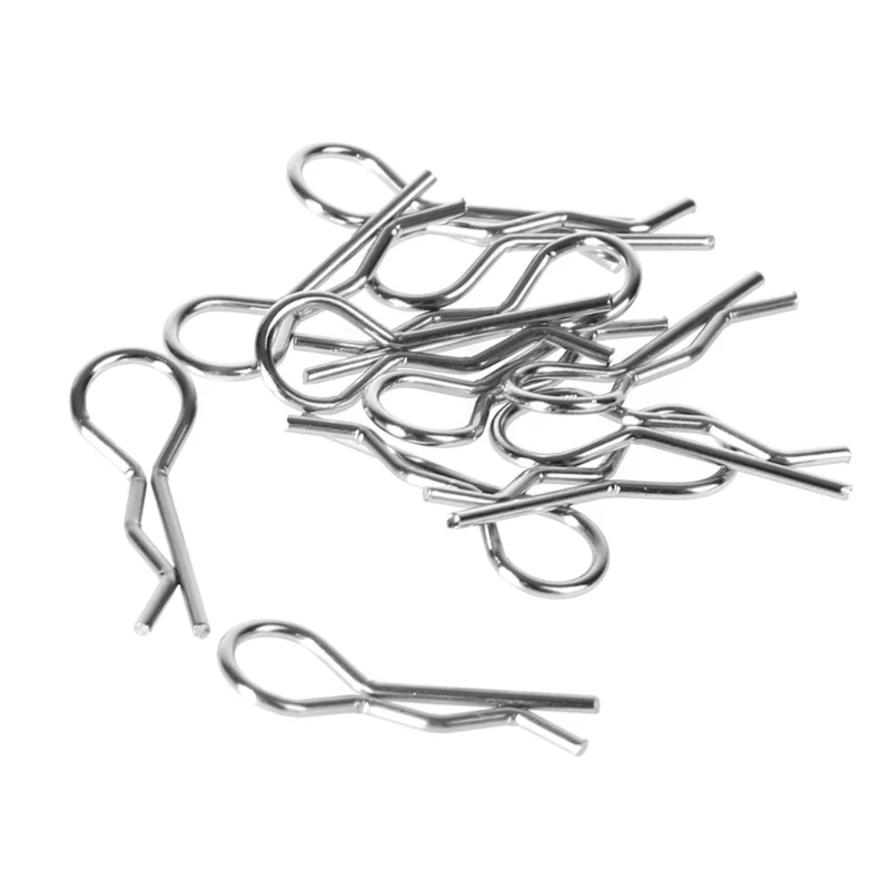 

12 шт. зажимы для корпуса штифта из нержавеющей стали для HSP Redcat HPI RC 1/10 Модель кузова автомобиля зажимы для корпуса