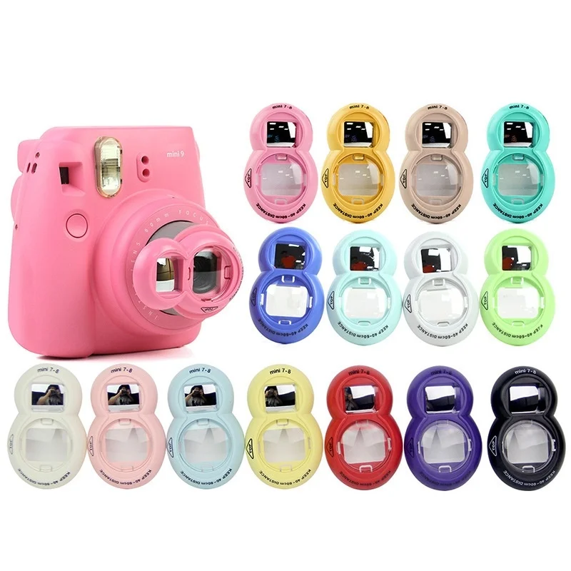 

1PCs Close-up Lens With Selfie Mirror Classic Design for Fujifilm Instax FUJI Instant Mini 9 7s 8 8plus Instant Photo Camera