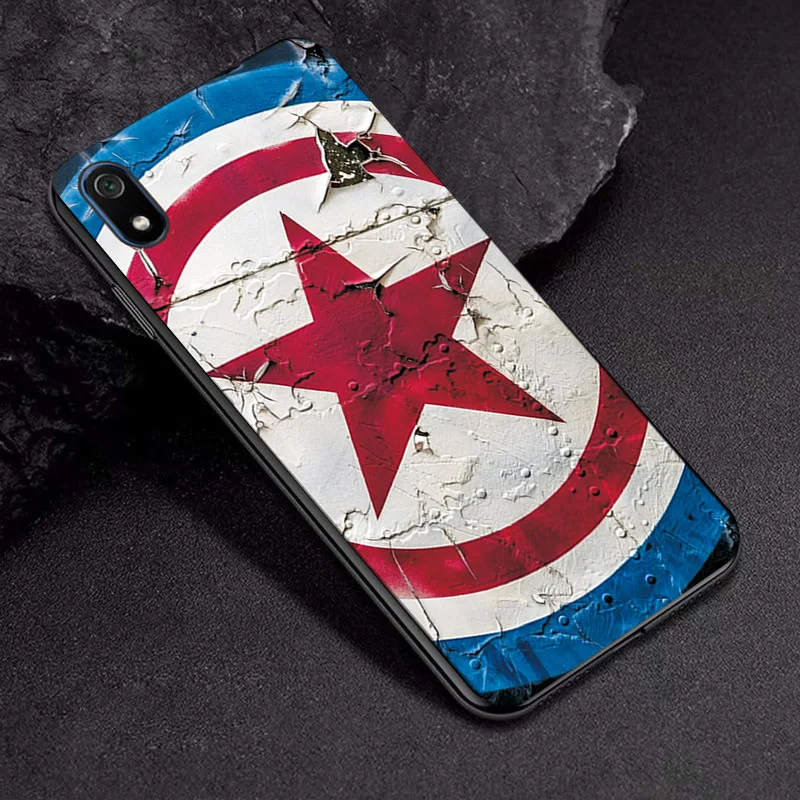 TPUBLK652 Чехол s для Xiaomi Redmi 7 силиконовый чехол для телефона Marvel Hero чехол "Железный человек" черный чехол из ТПУ для Xiaomi Redmi 7A 7 A Note 7 Fundas чехол - Цвет: TPUBLK652