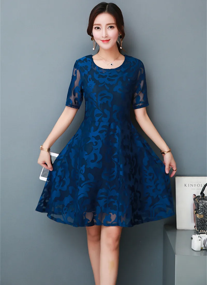 Летнее кружевное красное платье большого размера 2020 5XL женские элегантные