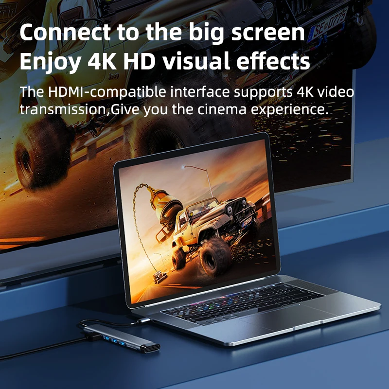 Хагбис USB C концентратор Type к HDMI-совместимый Мульти 3 0 2 адаптер PD Dock SD/Micro SD