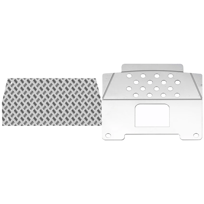 

1 Набор декоративная пластина для заднего отсека автомобиля, противоскользящая пластина и 1 Бронированная защитная пластина для оси автомо...