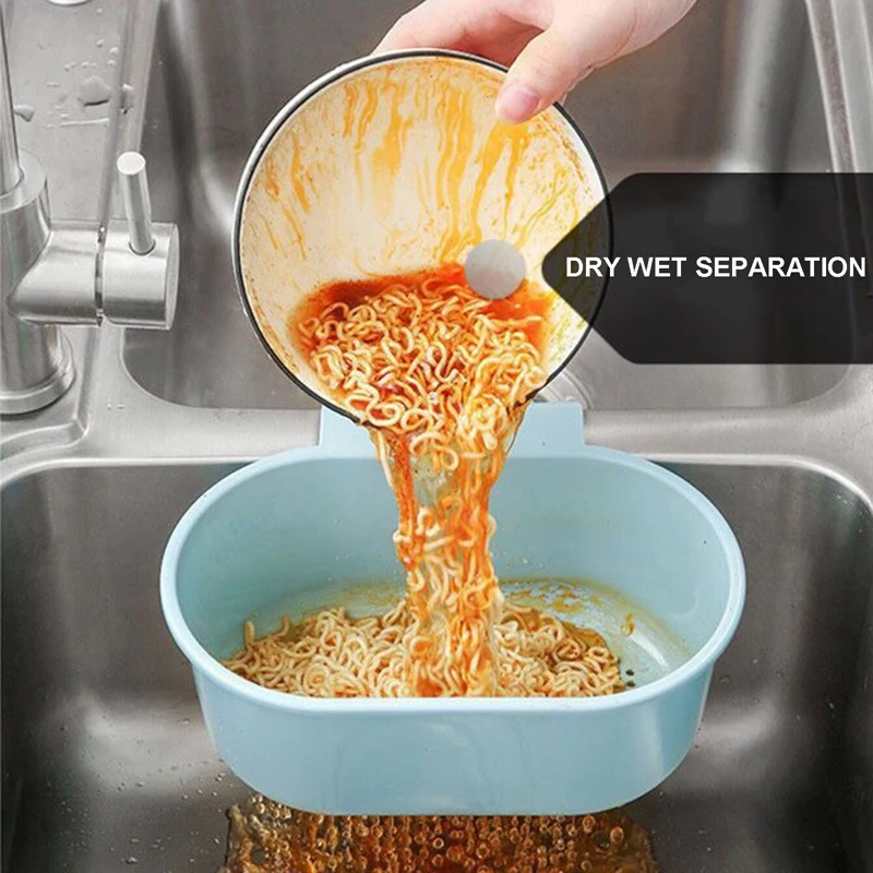 

Multifunction Sink Strainer Drain Noodle Fruit Vegetable Drainer Basket Hanging Storage Rack Household Kitchen Tools Sink Filter