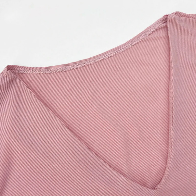 

Solid Color V-neck Blouse Women's Long Sleeve Top Casual Loose Comfortable Lantern Sleeve Tops High Street Wind Autumn 2020 new