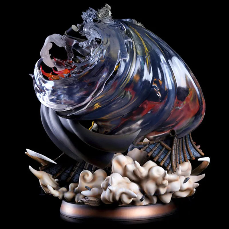 

47CM Anime ONE PIECE Stealth Black Vinsmoke Sanji Demon Leg Straw Hat Pirates GK Resin Action Collectible Model Statue Toy R180