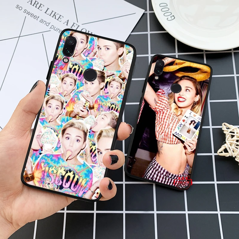 Майли Сайрус мягкий резиновый силиконовый случай для Redmi Примечание 4X5 Pro 6 5A Prime 7 8