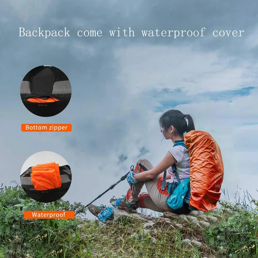 Походный рюкзак 45л для путешествий и походов кемпинга сумки альпинизма с