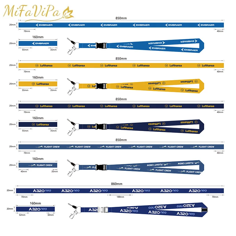 3 шт. Синий брелок MiFaViPa с креплением на шею | Украшения и аксессуары