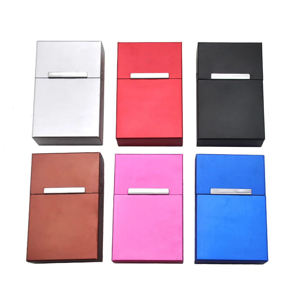 

60*93mmNew Ultra Thin Fashion Pipes Creative Personality Case Slim Metal Cigarette Box Gift Box