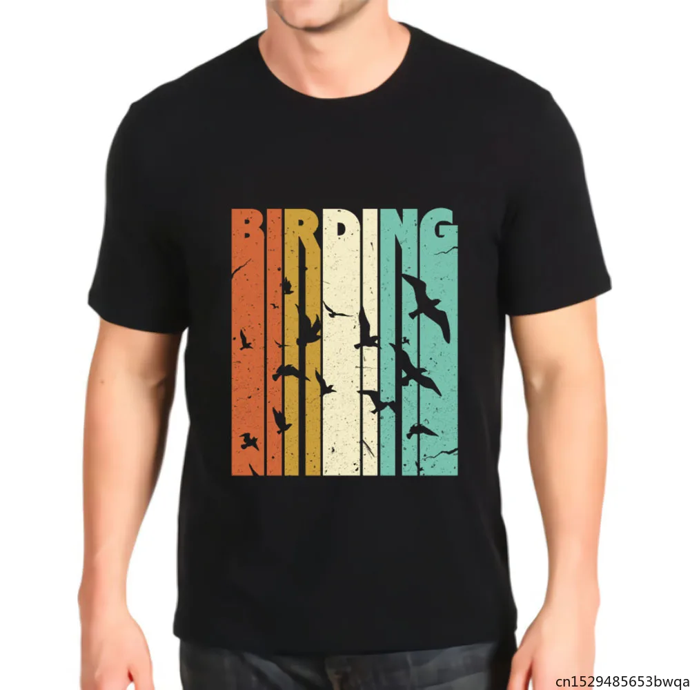 

Bird Watching Birding Retro Anime Best Seller Top Men's T-shirt