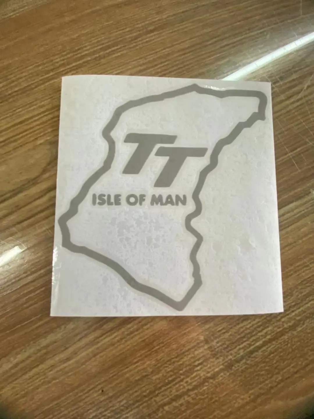 Новая наклейка &quotострова Мэн ТТ&quot забавная JDM на заднее стекло автомобиля дверь