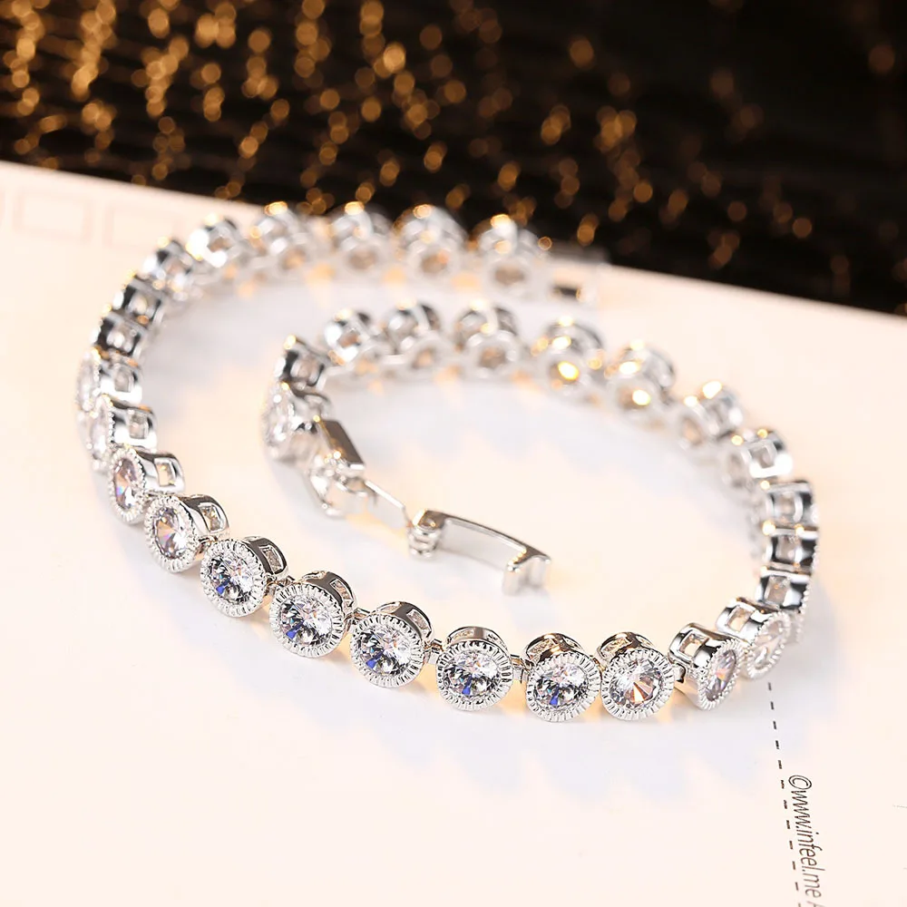 2021 Новое поступление роскошный круглый каблук 19 см 925 стерлингового серебра