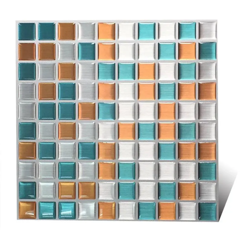9x9 &quotвысококачественные антиплесеновые скребки и палочки Azulejos de pared en metal alambre