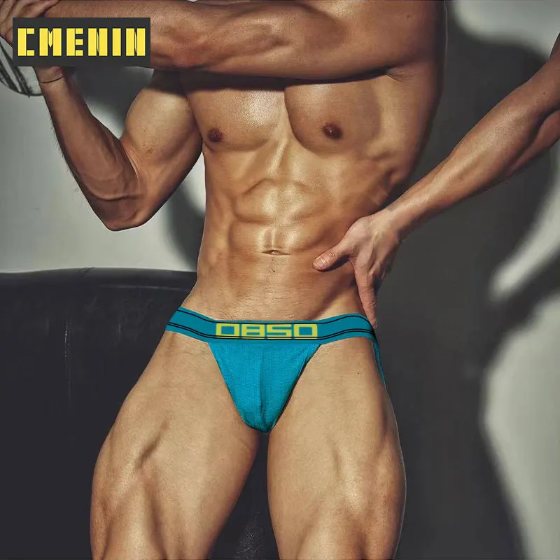 

Мужские трусы джоки с заниженной талией, темно-синие короткие трусы из хлопка с заниженной талией, сексуальное нижнее белье для мужчин, гей-...