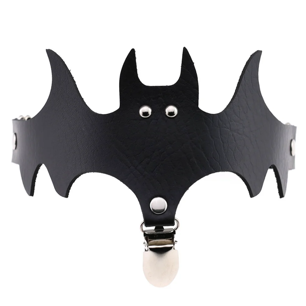 

Кожаный ремень в стиле Харадзюку с крыльями летучая мышь, женский ремень для Хэллоуина, увеличенные кольца для ног, подтяжки до бедра, эроти...