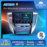 justnavi 4g wifi autoradio for mitsubishi lancer 2020 navigation multimedia video player android 10 0 carplay auto stereo obd