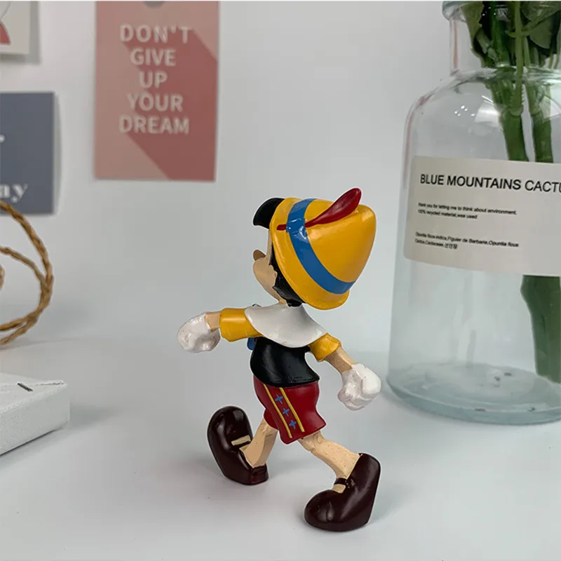 Pаспродажа Игрушечная фигурка Пиноккио из мультфильма Disney, модель куклы 9 см Pаспродажа Игрушечная фигурка Пиноккио из мультфильма Disney, модель куклы 9 см