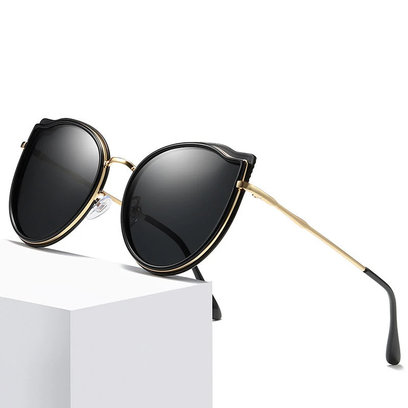 Очки солнцезащитные круглые поляризационные для мужчин и женщин Стильные