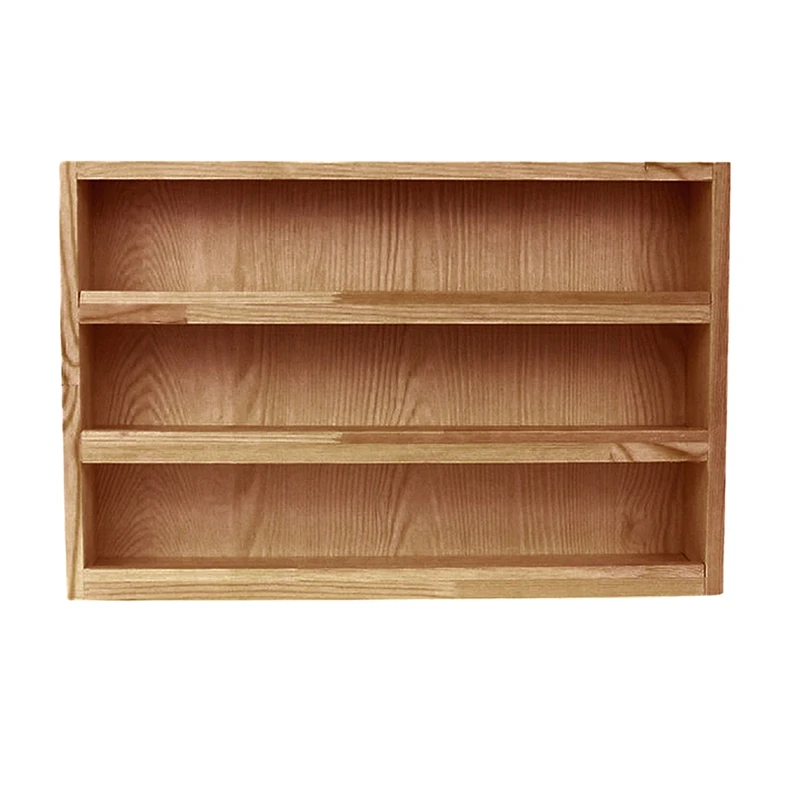 

3 Ties Desktop Storage Rack Mini Tabletop Bookcase File Holder Making Tape Storage Display Shelf Doll Collection Case